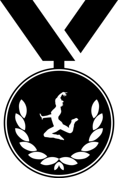 Medal Variant With Wreath And Symbol Simple Line Art Svg Vector, Free Vectors File